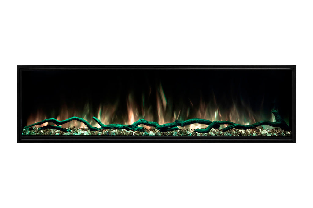 Modern Flames Landscape Pro Slim 80-Inch Built In Wall Mount Electric Fireplace - Model LPS-8014