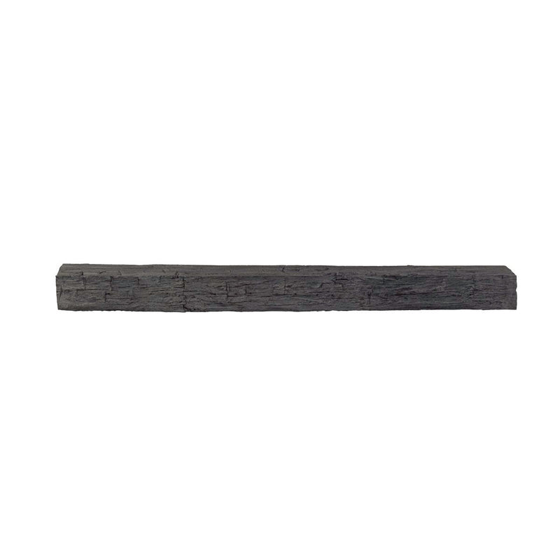 Hayloft Non-Combustible Concrete Mantel Shelf with rustic hayloft-inspired design and Eclipse finish
