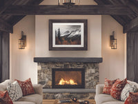Smokehouse Non-Combustible Concrete Mantel Shelf Eclipse Finish