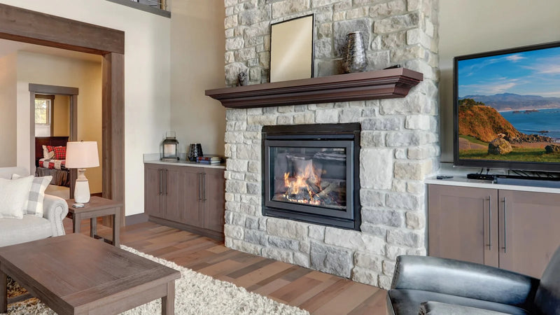 Woodford Wood Mantel Shelf Kit Cherry