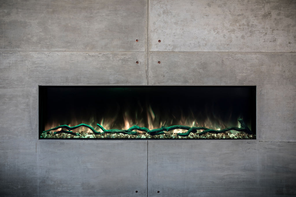 Modern Flames Landscape Pro Slim 56-Inch Built In Wall Mount Electric Fireplace - Model LPS-5614