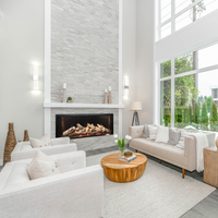Empire White Mountain Hearth McKinley 60" Direct Vent Linear Gas Fireplace - Model DVCTL60CFP95N