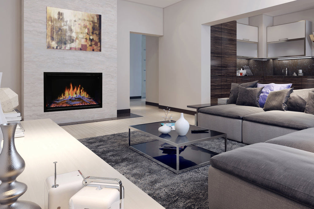 Modern Flames Orion Traditional 36" Heliovision Virtual Built-In Electric Firebox - Model OR36-TRAD