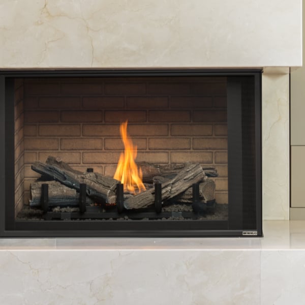 Montigo Divine Corner 38" 2-Sided Direct Vent Gas Fireplace - Model H38DFCL/CR