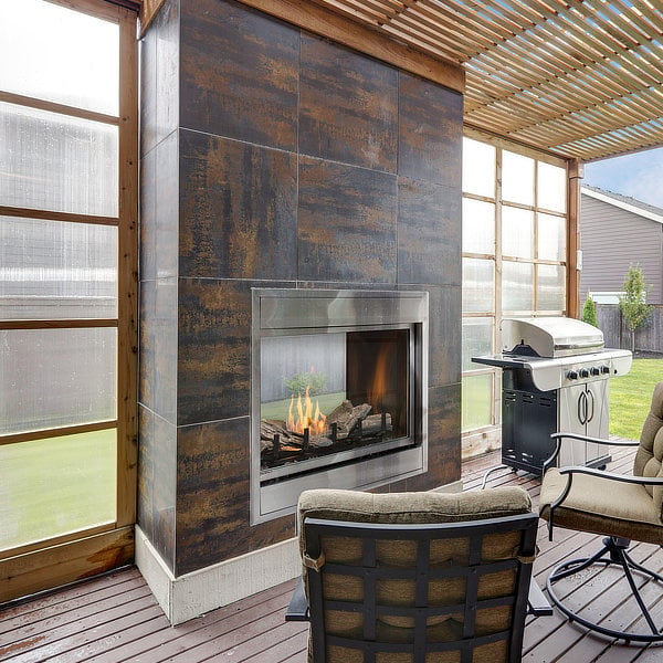 Montigo Divine 38" See-Through Outdoor Vent-Free Gas Fireplace - Model H38SVO