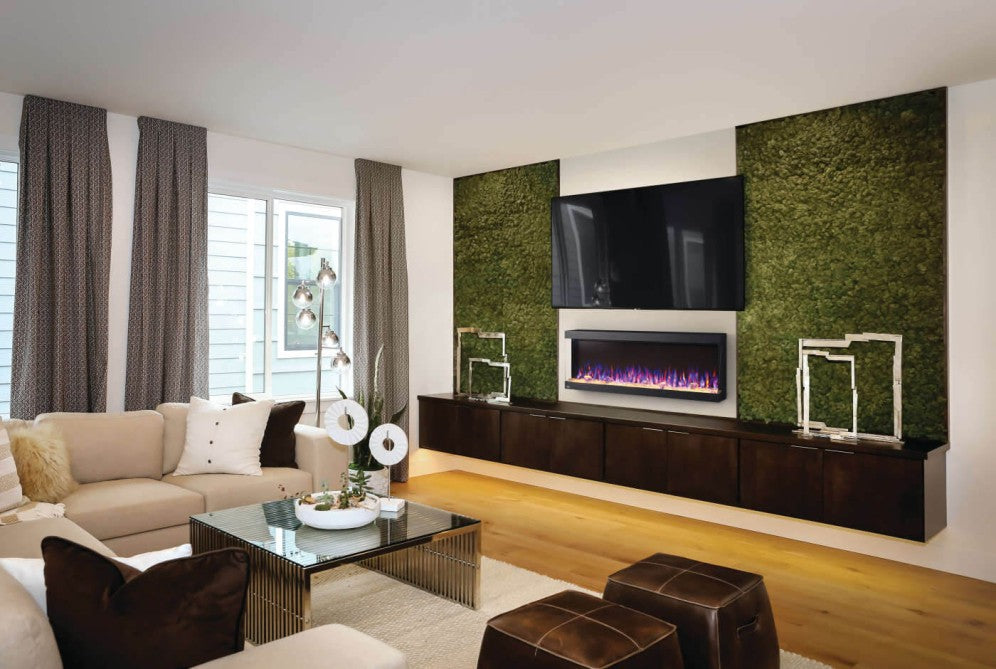 Trivista™ Pictura 60 Three-sided Wall Hanging Electric Fireplace