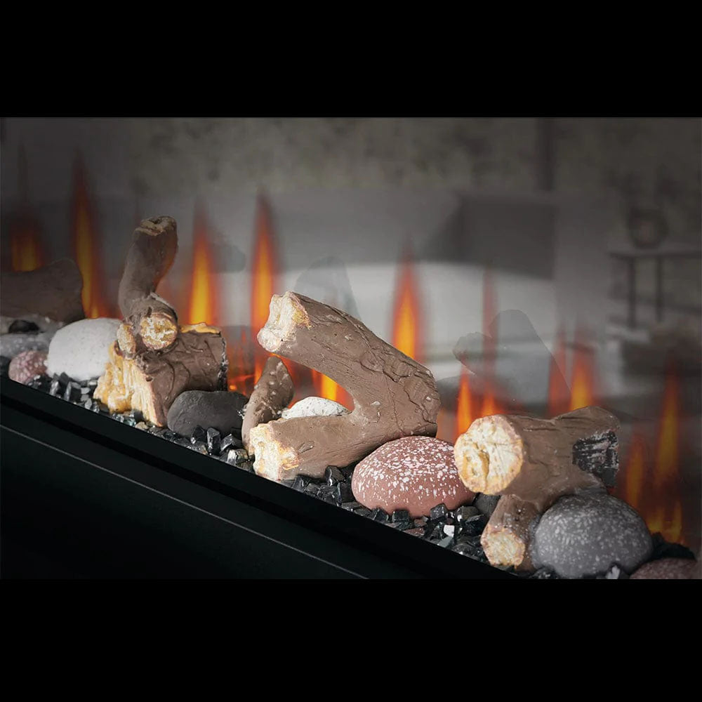 Clearion™ Elite 50 See Through Built-in Electric Fireplace