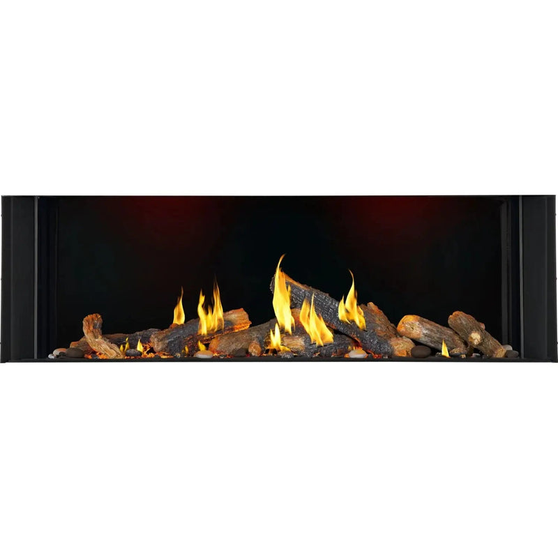 Napoleon Tall Bay Luxuria 62" 3-Sided Direct Vent Gas Fireplace - Model TLVX62LBN