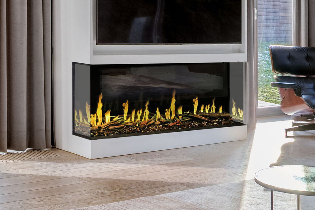 Modern Flames Orion Multi 52-Inch Three-Sided Built-In Electric Fireplace OR52-MULTI