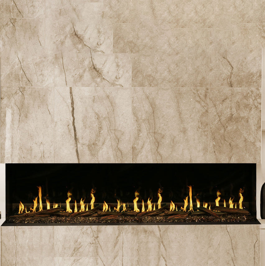 Modern Flames Orion Multi 100-Inch Three-Sided Built-In Electric Fireplace - Model OR100-MULTI