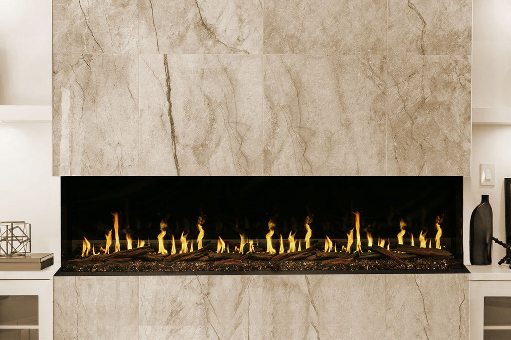 Modern Flames Orion Multi 100-Inch Three-Sided Built-In Electric Fireplace - Model OR100-MULTI