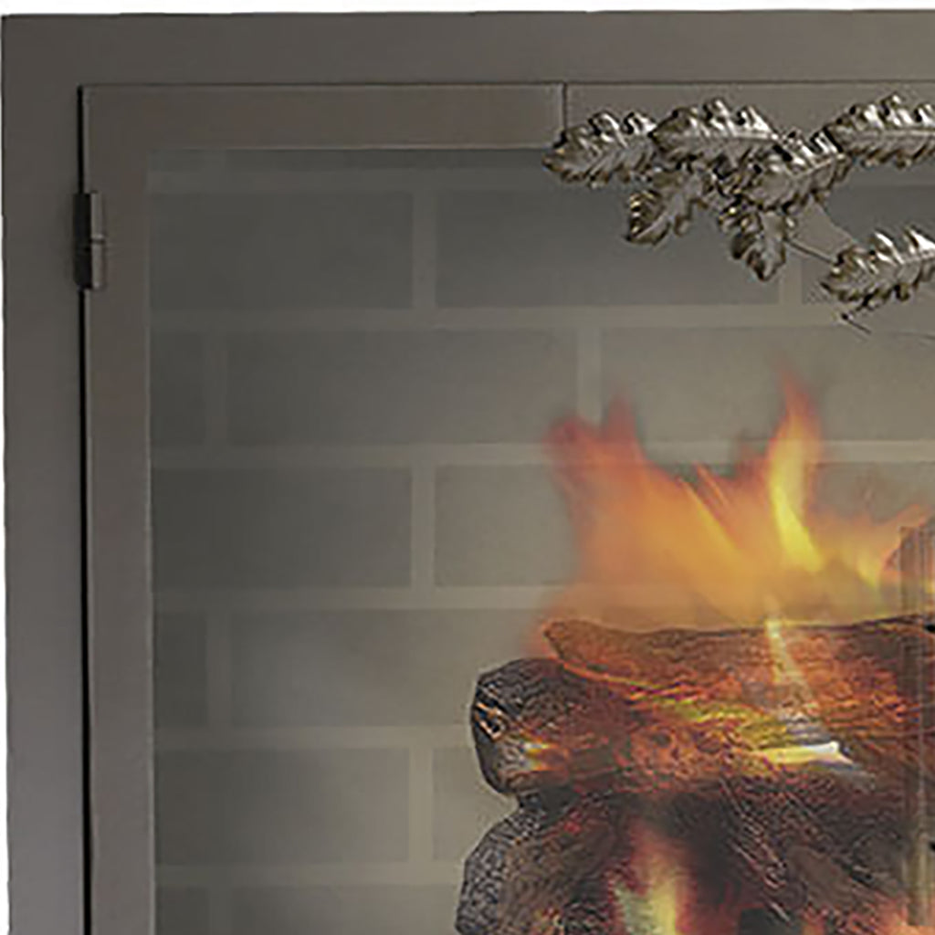 Oak Tree - Masonry & Prefab Fireplace Glass Doors