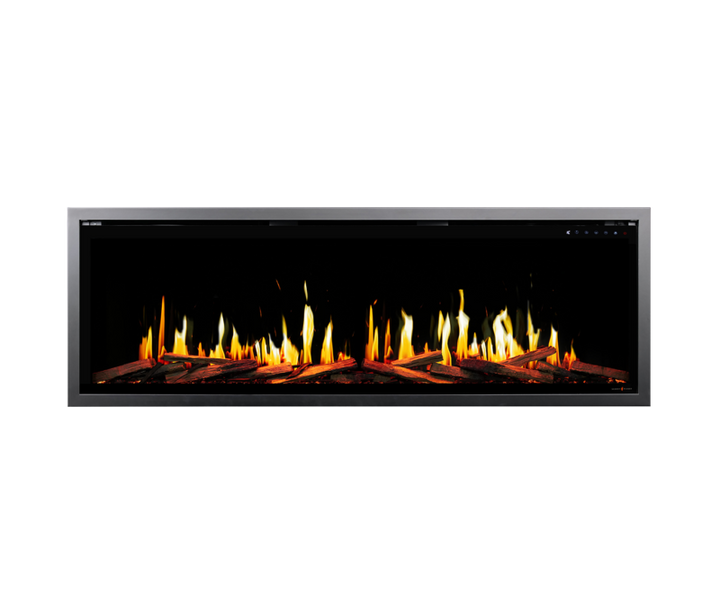 Modern Flames Orion V2 Slim 100" HelioVision Single-Sided Electric Fireplace - Model OR100-SLIM-V2