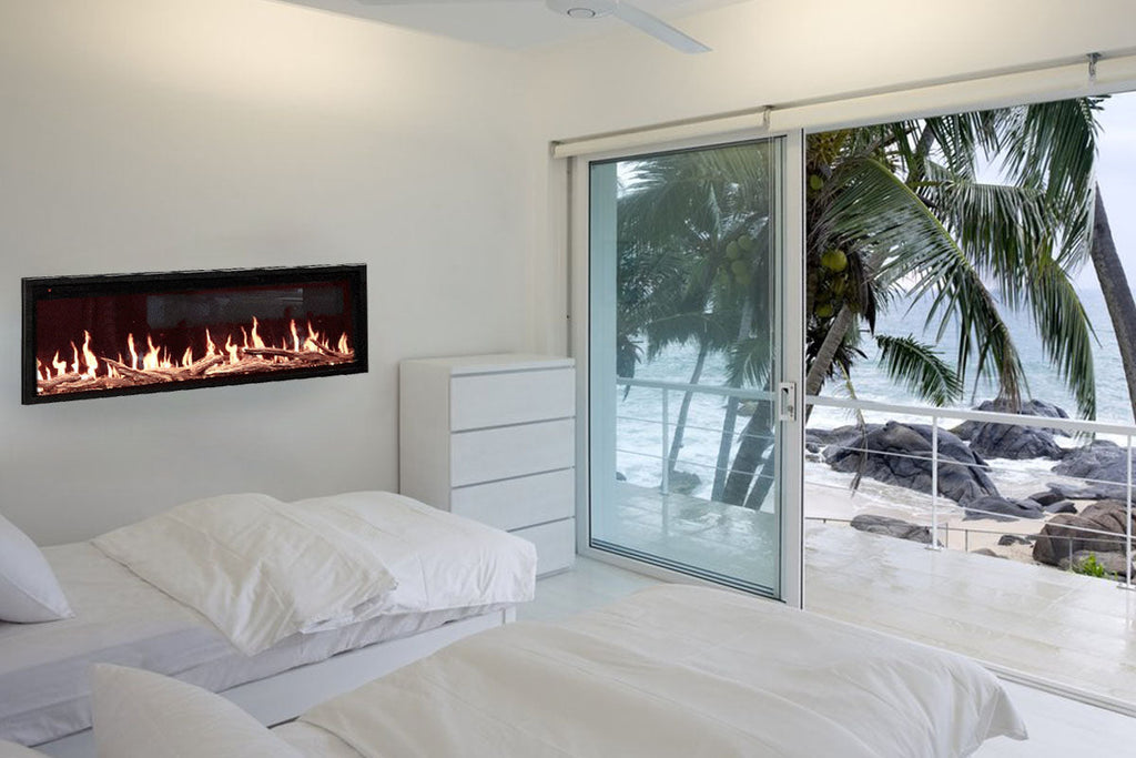 Modern Flames Orion Slim 60-Inch Three-Sided Built-In Electric Fireplace - Model OR60-SLIM