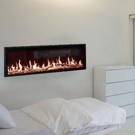 Modern Flames Orion Slim 52-Inch Three-Sided Built-In Electric Fireplace - Model OR52-SLIM