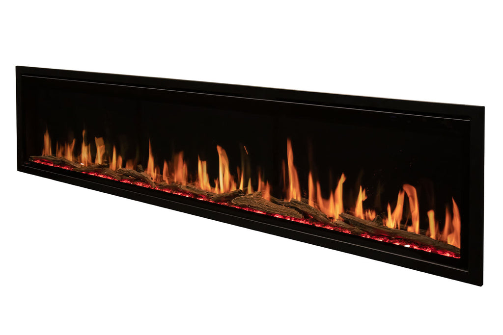 Modern Flames Orion Slim 100-Inch Three-Sided Built-In Electric Fireplace OR100-SLIM