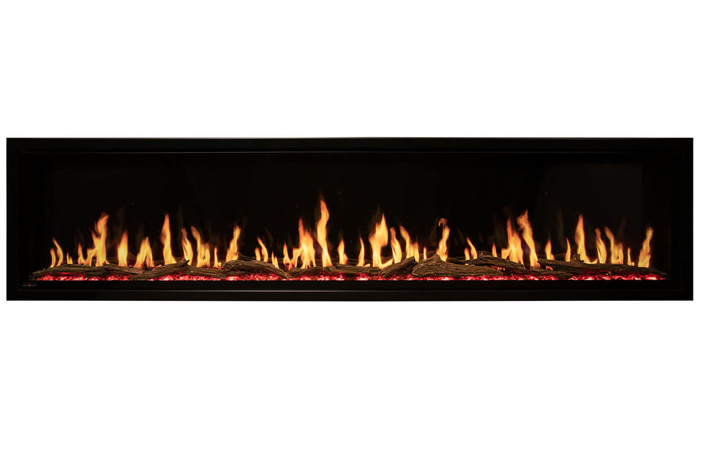 Modern Flames Orion Slim 60-Inch Three-Sided Built-In Electric Fireplace - Model OR60-SLIM
