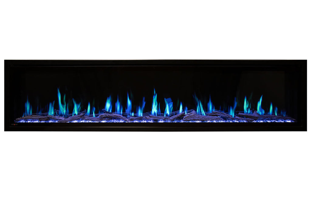 Modern Flames Orion Slim 60-Inch Three-Sided Built-In Electric Fireplace - Model OR60-SLIM
