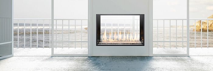 Montigo Exemplar 36" See-Through Indoor/Outdoor Direct Vent Gas Fireplace - Model R324STIO