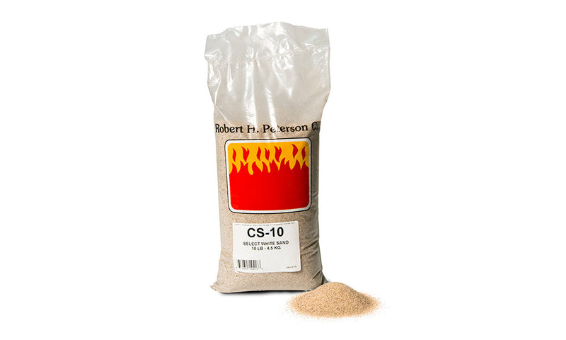 Real Fyre fireplace sand material reference; PB-36 includes its required sand