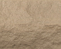 Rockface Stone Non-Combustible Concrete Mantel Shelf Turfway Tan Finish