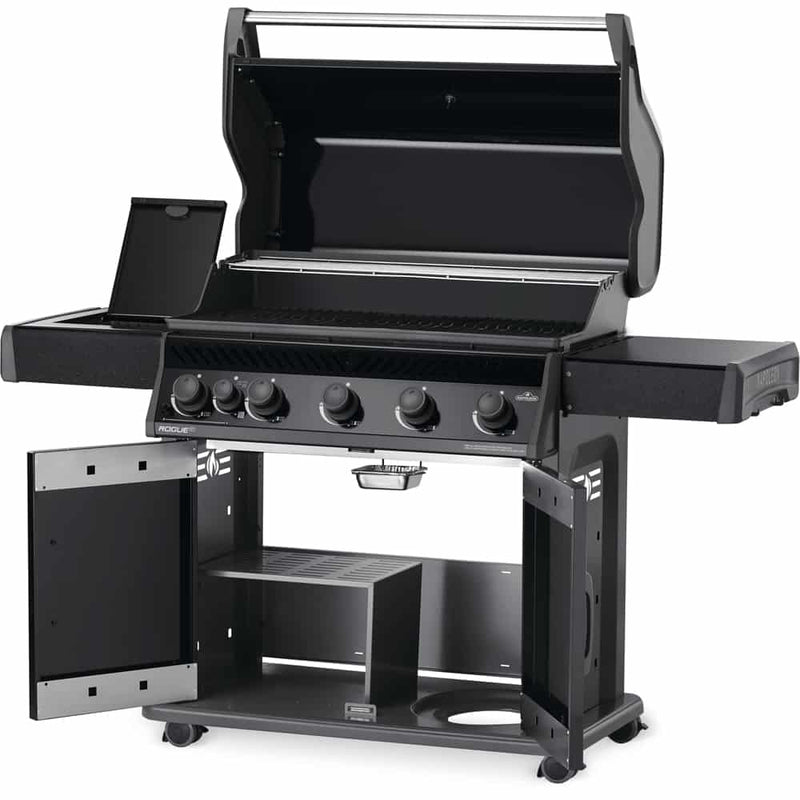 Napoleon Rogue XT 625 SIB Gas Grill with Infrared Side Burner - Black