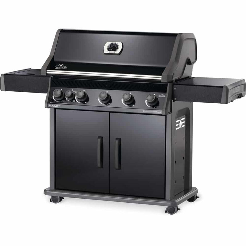 Napoleon Rogue XT 625 SIB Gas Grill with Infrared Side Burner - Black