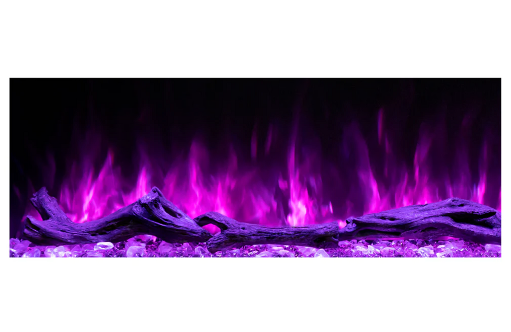 Modern Flames LPM-6816-WMC Landscape Pro Multi 68-Inch Three-Sided / Two-Sided Electric Fireplace with Wall Mount Mantel