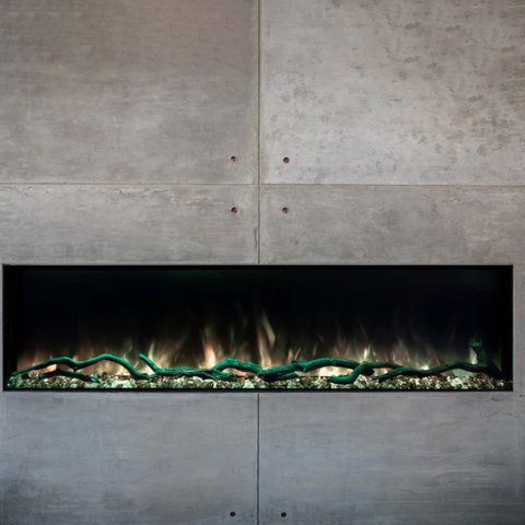 Modern Flames Landscape Pro Slim 44-Inch Built In Wall Mount Electric Fireplace - Model LPS-4414