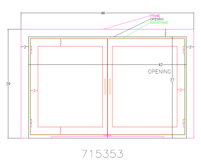 Legend Fireplace Doors / Exact Size - CAD 715353 / Rustic Black / Modern Handle / Clear Glass / Twin Doors / Draft Control