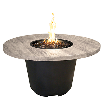 Silver Pine Cosmo Round Firetable