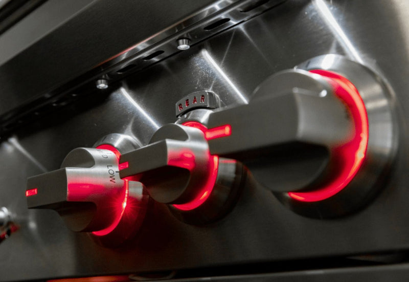 Summerset Sizzler Pro 32-Inch 4-Burner Built-In Gas Grill with Rear Infrared Burner