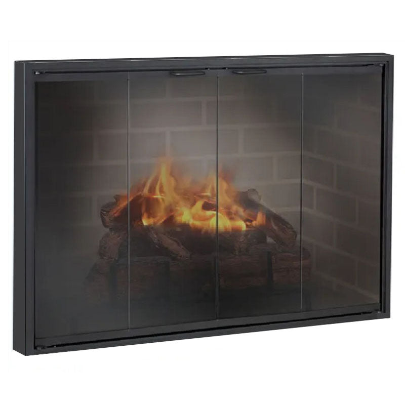 Stiletto Masonry & Prefab Fireplace Glass Doors | Modern & Elegant Fireplace Doors | Easy Installation & Durable Quality | Custom Made