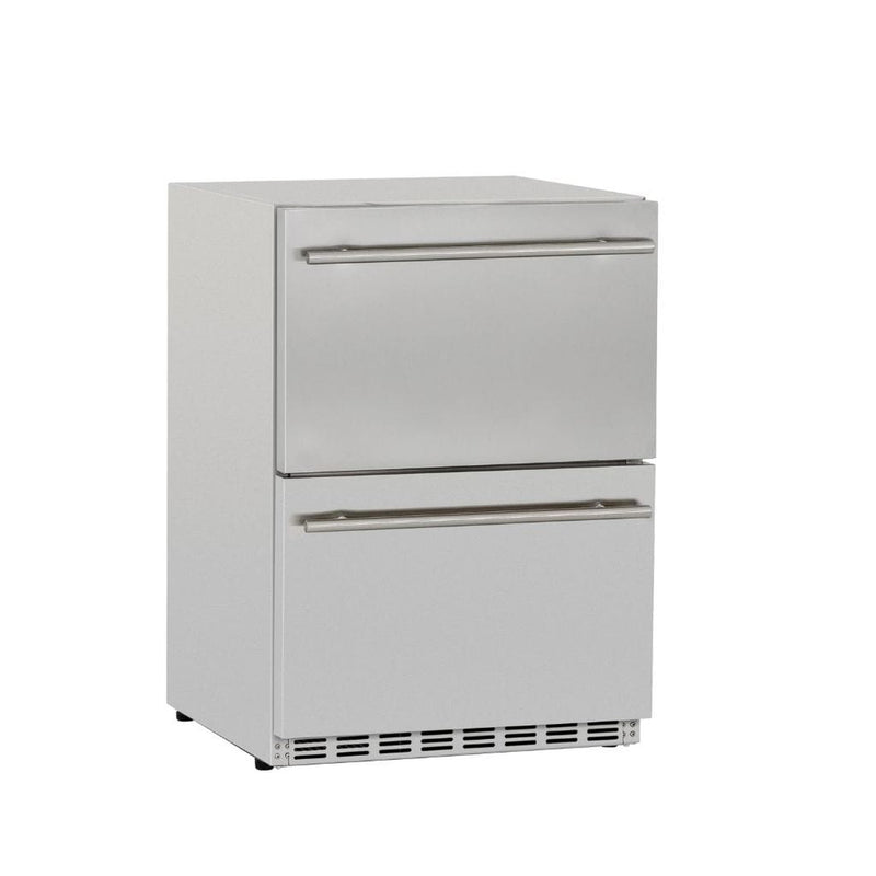Summerset 24" Deluxe Outdoor-Rated 5.3 Cu. Ft. 2-Drawer Refrigerator