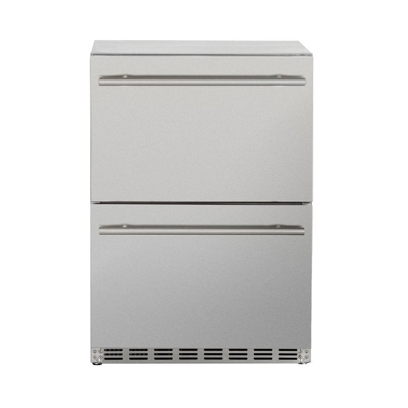 Summerset 24" Deluxe Outdoor-Rated 5.3 Cu. Ft. 2-Drawer Refrigerator