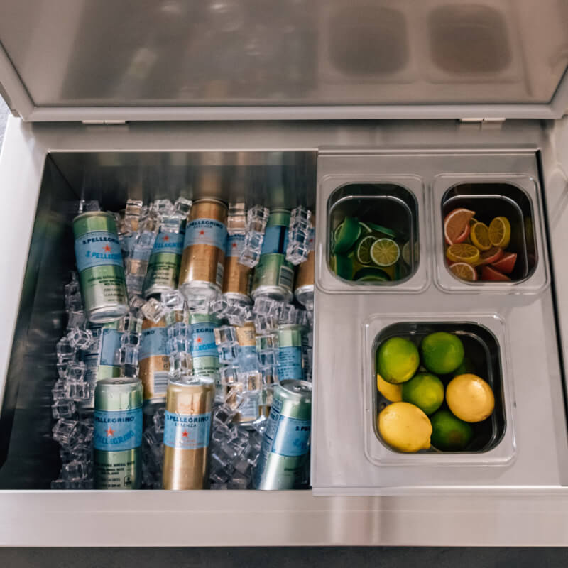 Summerset 28" Drop-In Ice Cooler — 2.7 cu. ft. (40 lb. Ice Capacity)