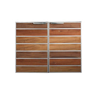 Summerset Madera 30" Horizontal Dry Storage Pantry - Stainless Steel & Ipe Wood