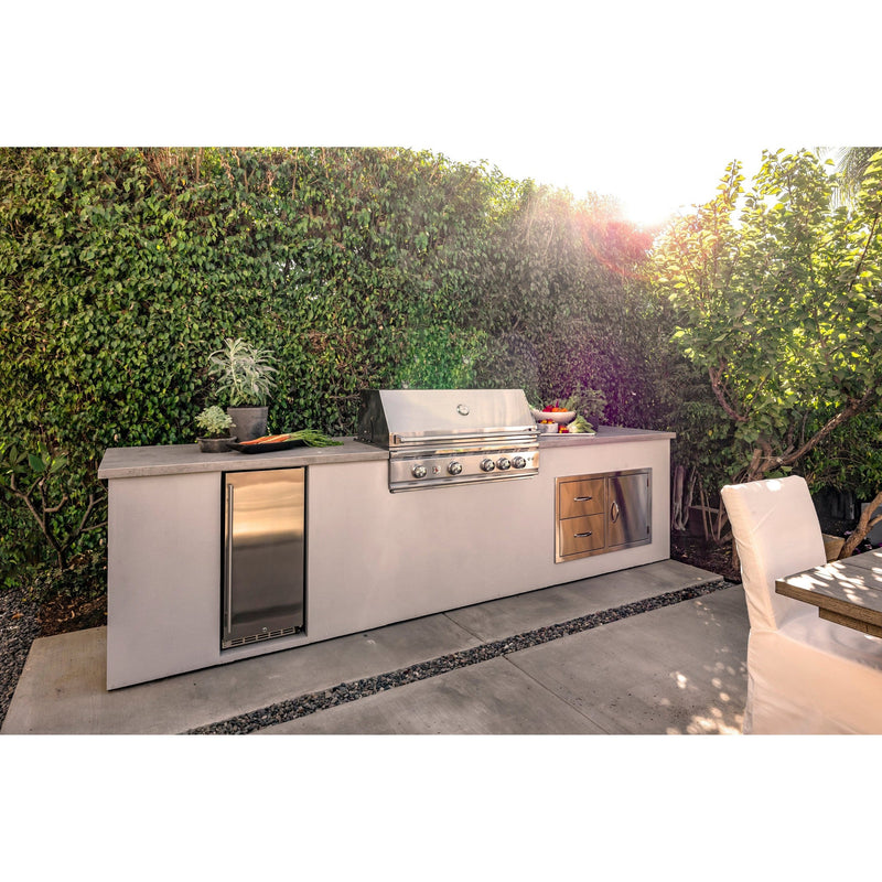 Summerset TRL Deluxe 44-Inch 4-Burner Built-In Natural Gas Grill with Rotisserie