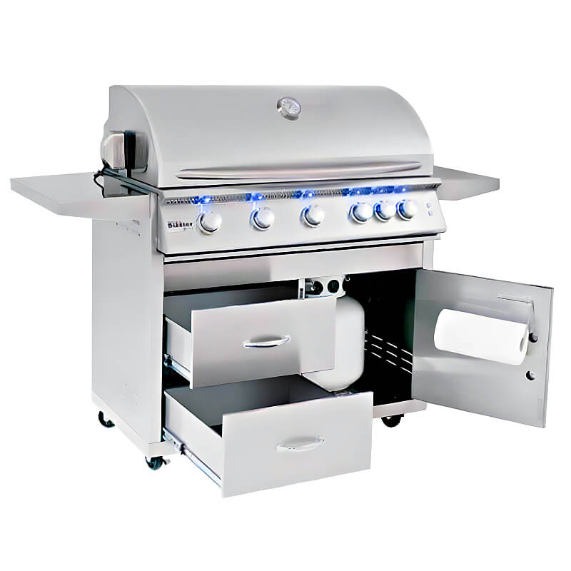 Summerset 40" Sizzler & Sizzler Pro Deluxe Freestanding Grill Cart