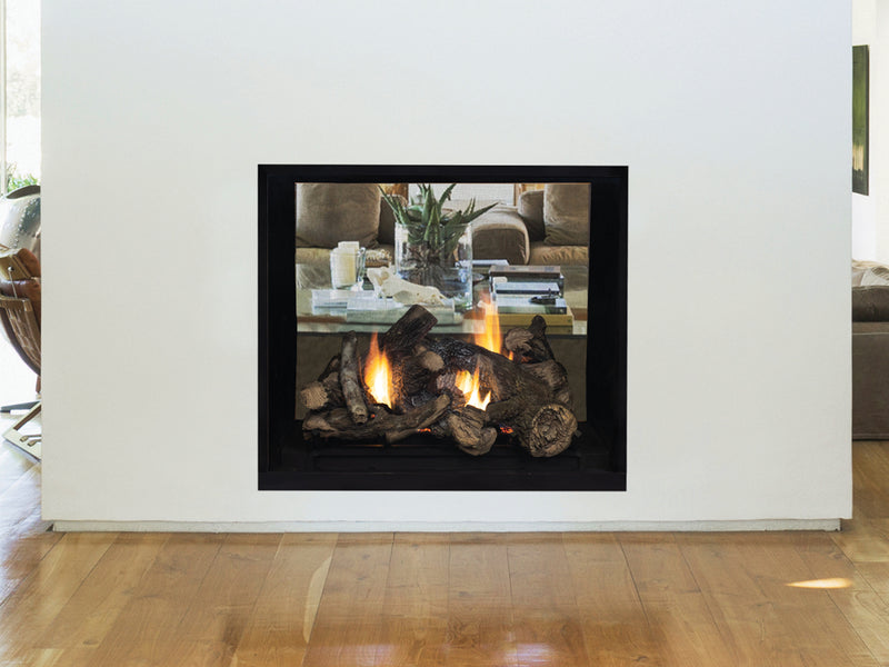 Superior DRT63ST 40" See-Through Power-Vent Direct Vent Gas Fireplace - Model DRT63ST-B-PV