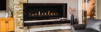 Superior DRL4048 linear direct-vent gas fireplace lifestyle room scene hero banner