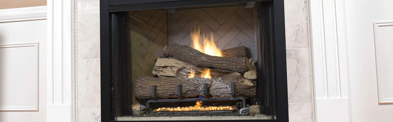 Superior VRT3536 vent-free gas firebox lifestyle room scene hero banner