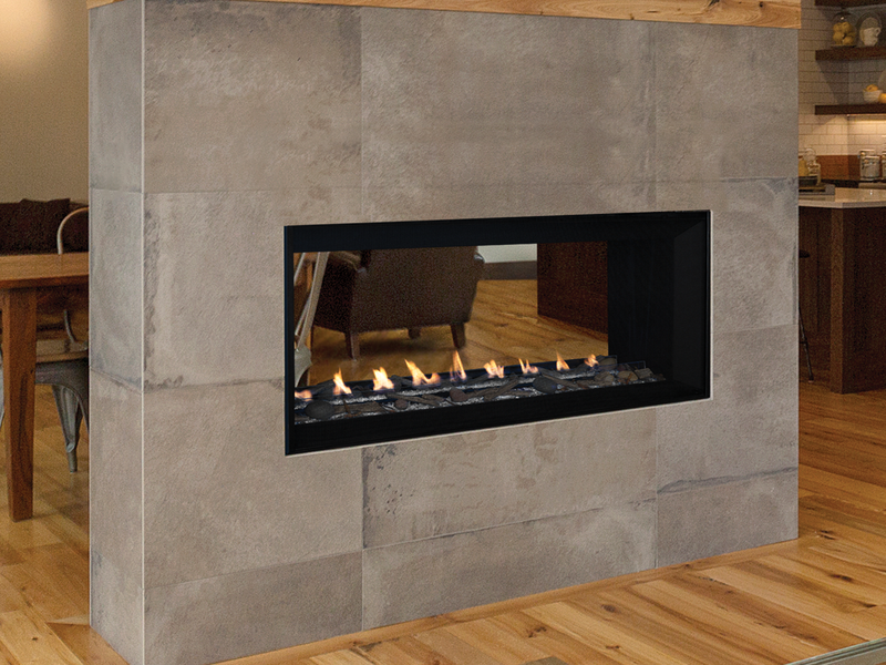 Superior VRL6000 48" See-Through Vent-Free Linear Gas Fireplace