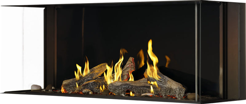 Napoleon Tall Bay Luxuria 50" 3-Sided Direct Vent Gas Fireplace - Model TLVX50LBN