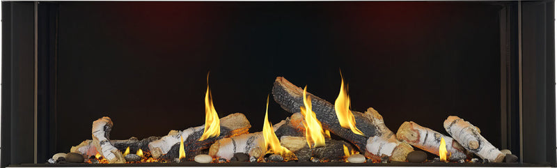 Napoleon Tall Bay Luxuria 62" 3-Sided Direct Vent Gas Fireplace - Model TLVX62LBN
