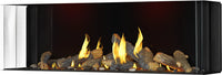 Napoleon Tall Bay Luxuria 62" 3-Sided Direct Vent Gas Fireplace - Model TLVX62LBN