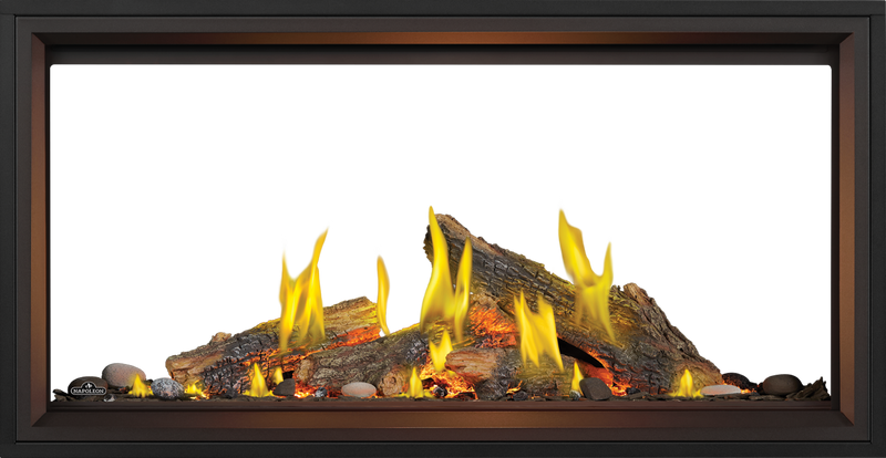 Napoleon Tall Linear Vector 50" See-Through Direct Vent Gas Fireplace - Model TLV50LN2