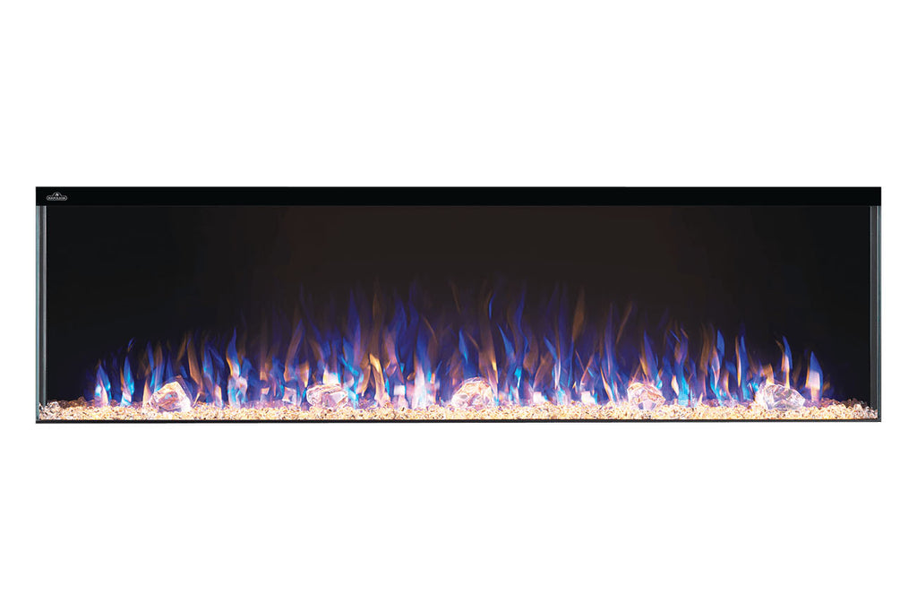 Trivista™ Primis 60 Three-sided Built-in Electric Fireplace - Model NEFB60H-3SV