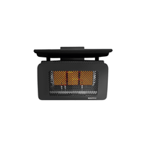 Bromic Tungsten Gas Heat Deflector — Tungsten Gas 300; manufacturer installation illustration, heater sold separately