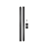 Bromic Tungsten Electric 3 ft Ceiling Mounting Pole — Black; manufacturer accessory image